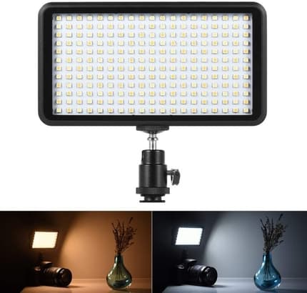 Pannello LED Portatile per fare video Youtube e Tik Tok - Luce Calda e Fredda